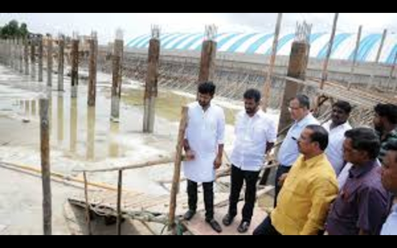 MP inspects construction site